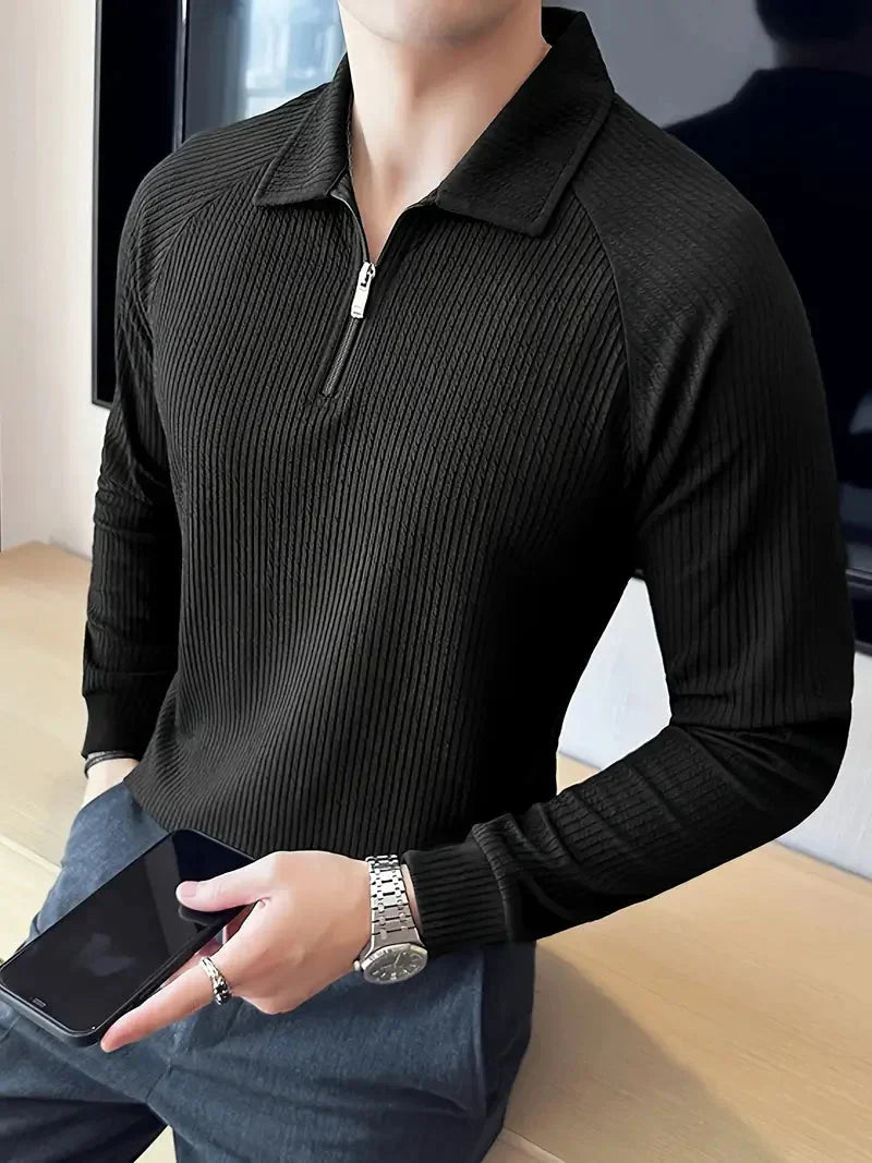 Halden | Lightweight Alpine-Inspired Collared Sweater