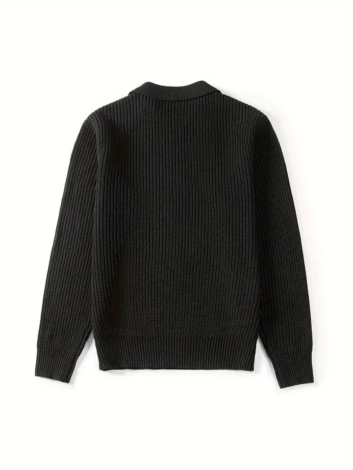 Emeric | Contemporary Slim-Fit Quarter-Zip Sweater
