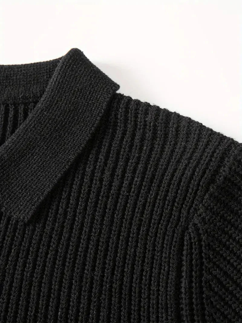 Emeric | Contemporary Slim-Fit Quarter-Zip Sweater