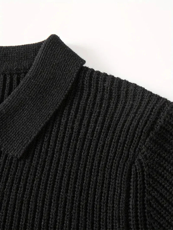 Emeric | Contemporary Slim-Fit Quarter-Zip Sweater