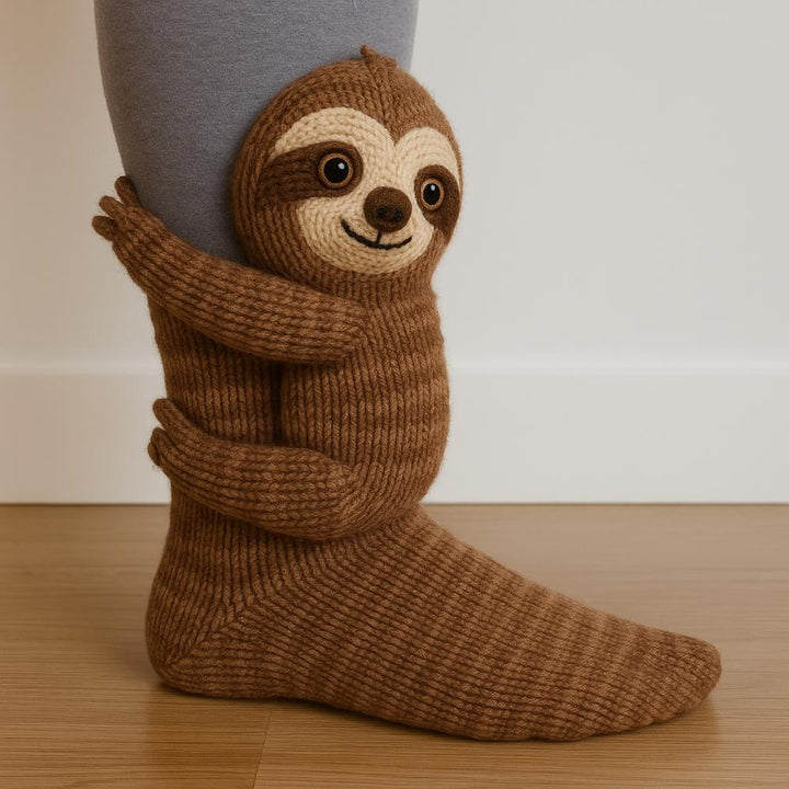 Aristea | Soft Cozy Animal-Knit Pattern Socks