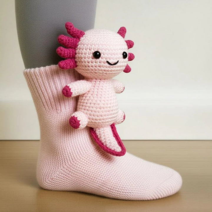Aristea | Soft Cozy Animal-Knit Pattern Socks