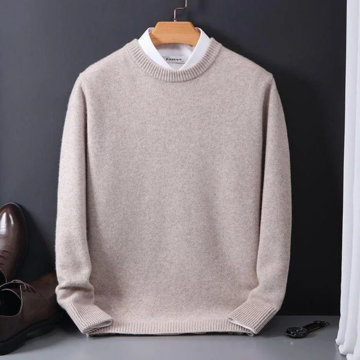 Thierry | Essential Round-Neck Knit Sweater