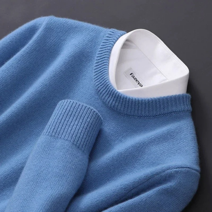 Thierry | Essential Round-Neck Knit Sweater