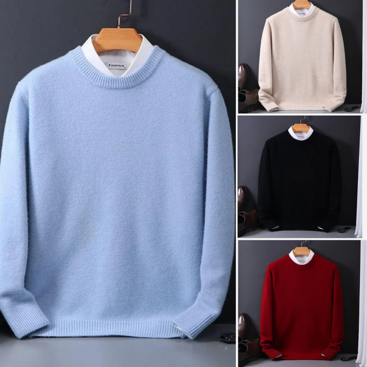 Thierry | Essential Round-Neck Knit Sweater