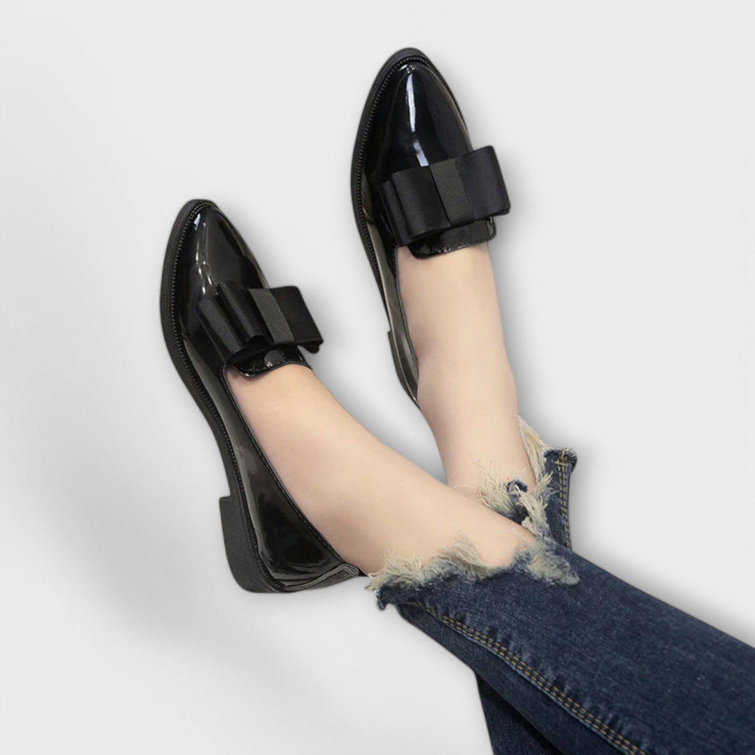 Meliora | Elegant Bow-Detail Slip-On Flats