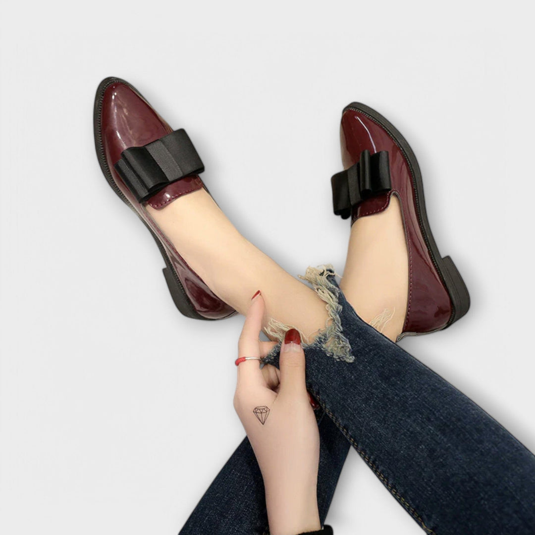 Meliora | Elegant Bow-Detail Slip-On Flats