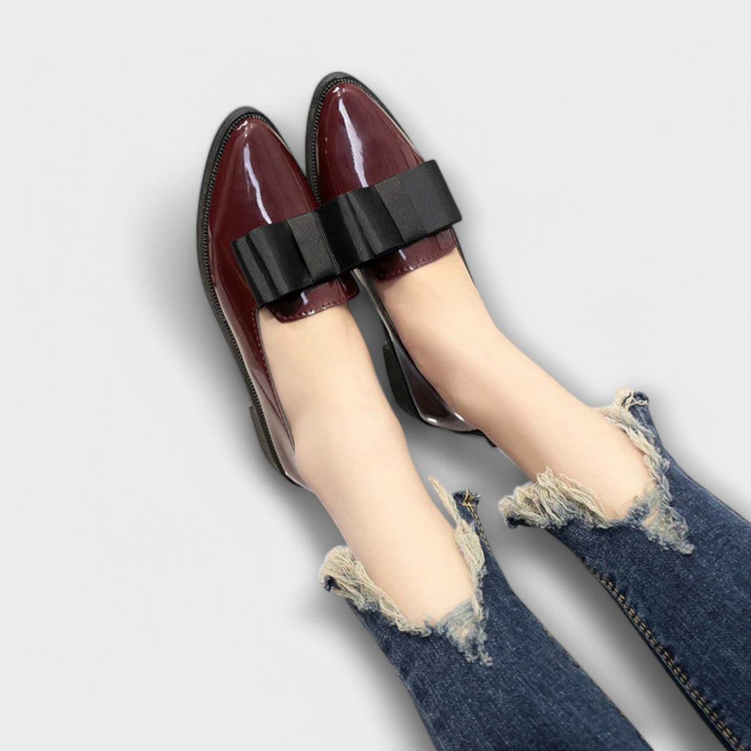 Meliora | Elegant Bow-Detail Slip-On Flats