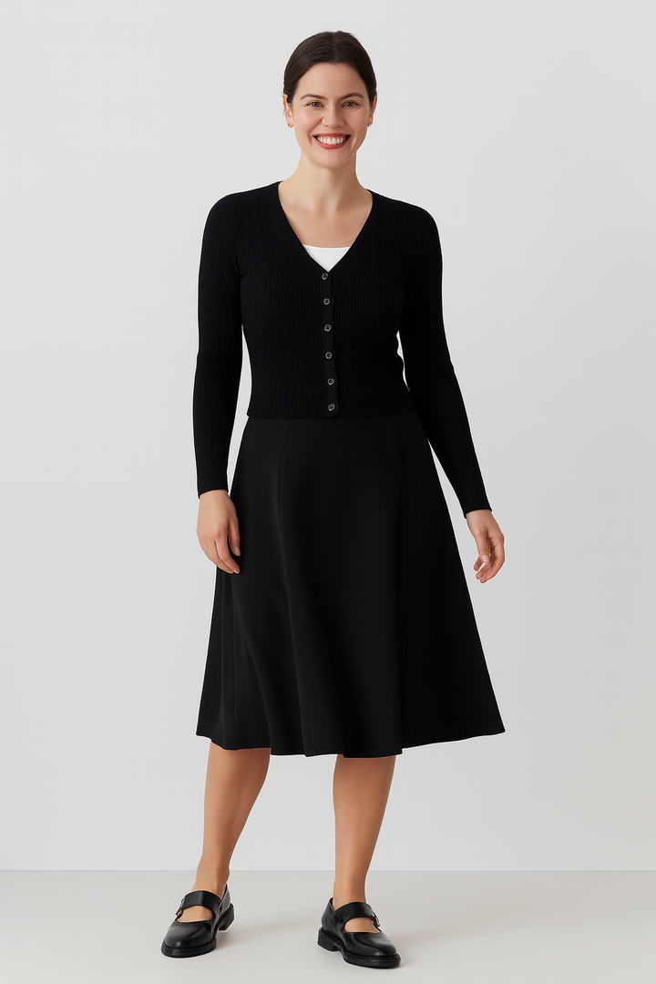 Priscilla | Classic Low Heel Shoes with Buckle Strap Detail