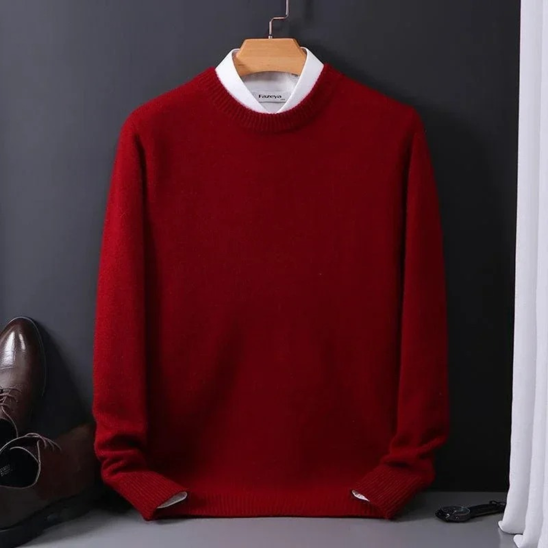 Thierry | Essential Round-Neck Knit Sweater