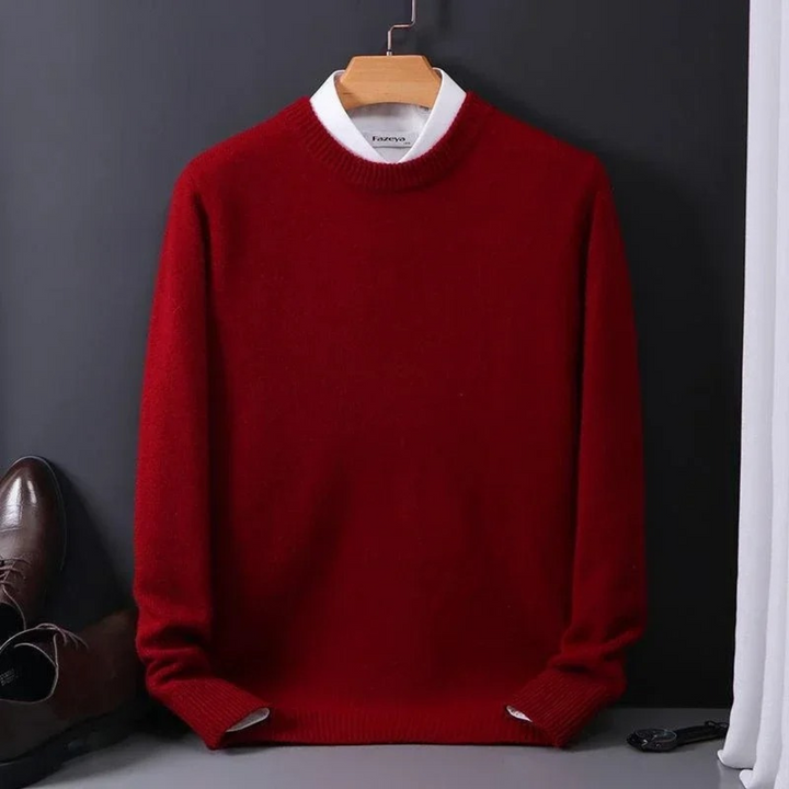 Thierry | Essential Round-Neck Knit Sweater