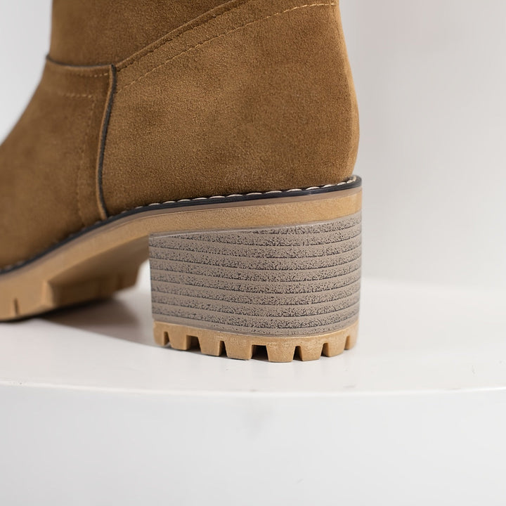 Melina | Refined Block-Heel Cold-Weather Boots