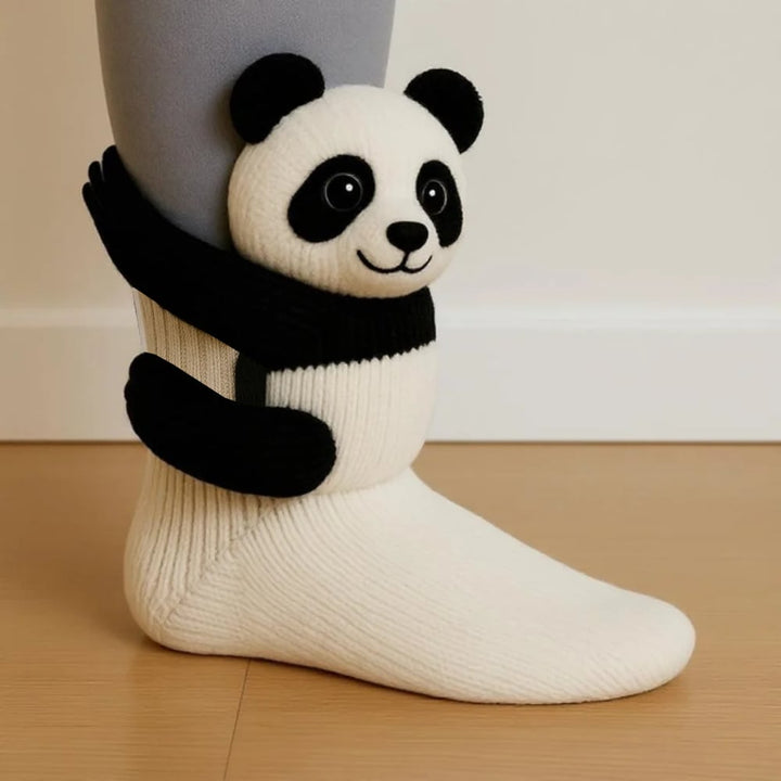 Aristea | Soft Cozy Animal-Knit Pattern Socks