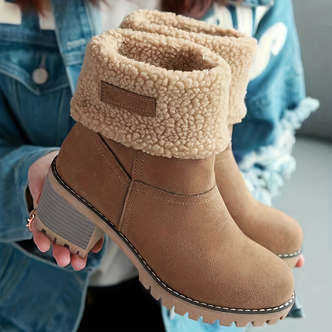 Melina | Refined Block-Heel Cold-Weather Boots