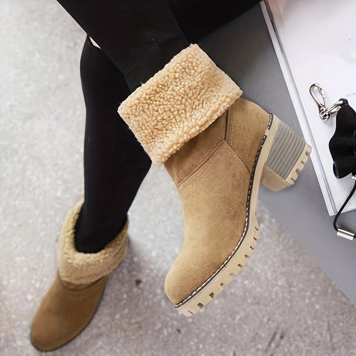 Melina | Refined Block-Heel Cold-Weather Boots